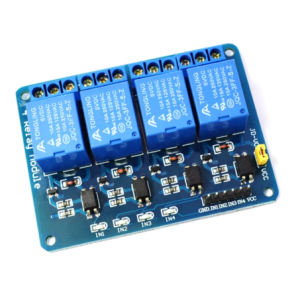 4-channel 5V relay module with optocoupler