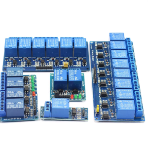 1 2 4 6 8-channel 5V/12V/24V relay module with optocouplerent